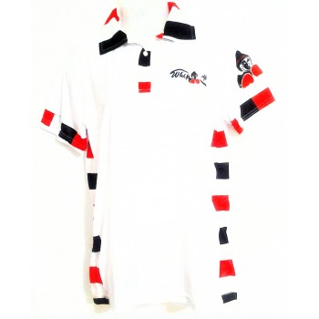White Sublimation Black/Red 